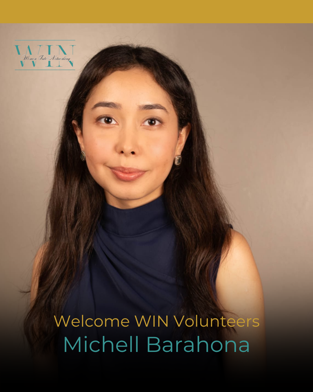 Michell Barahona, WIN volunteer
