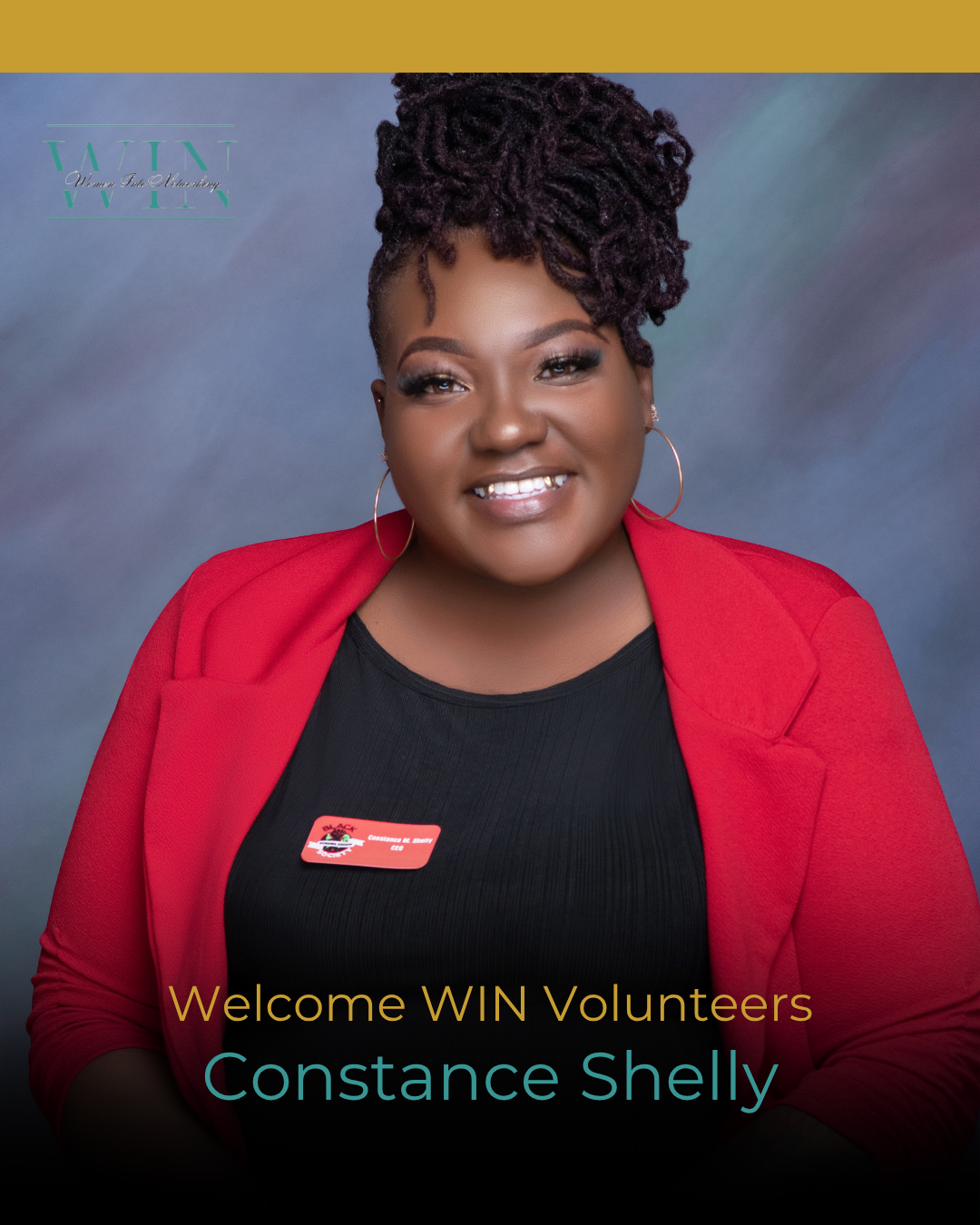 Constance Shelly, WIN volunteer